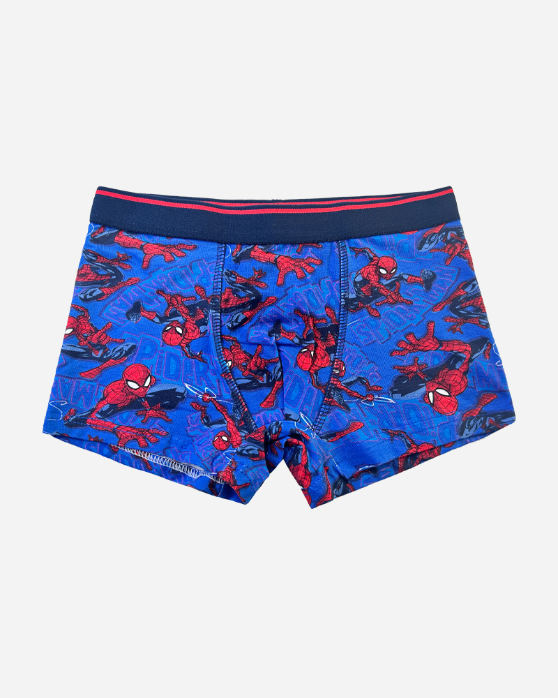Spider Man Print Cotton Blend Boxer Brief Set