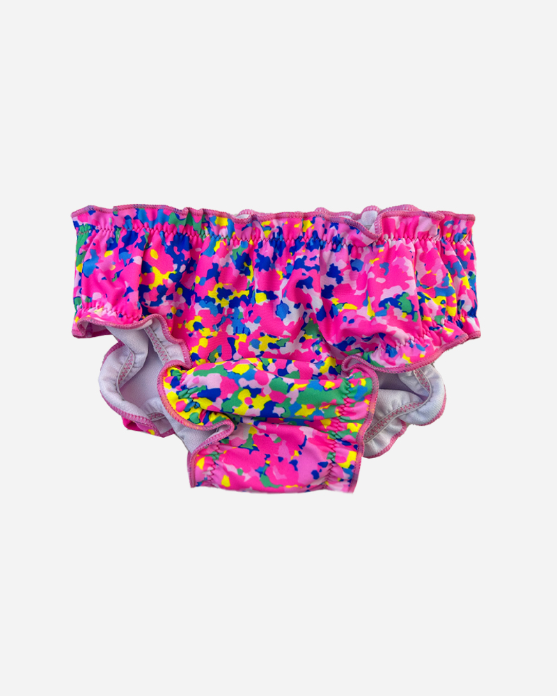 Abstract Print Full Elastic Swim Diaper