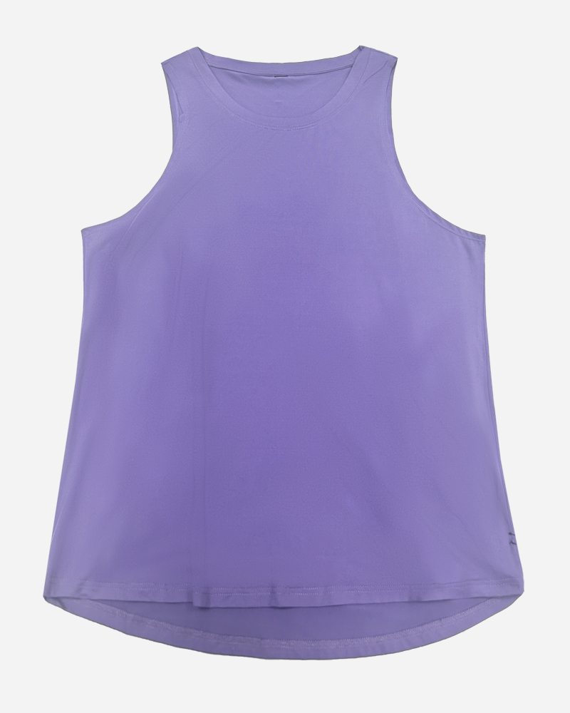 Solid Crewneck Tank Top