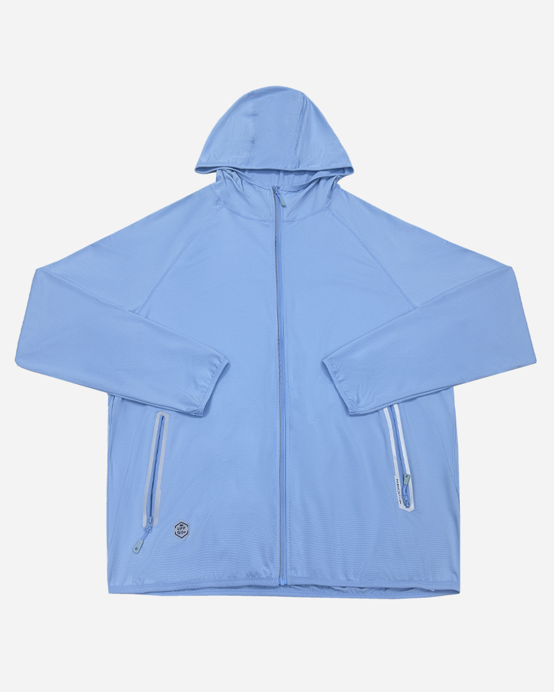 Solid Long Sleeve Hooded Jacket