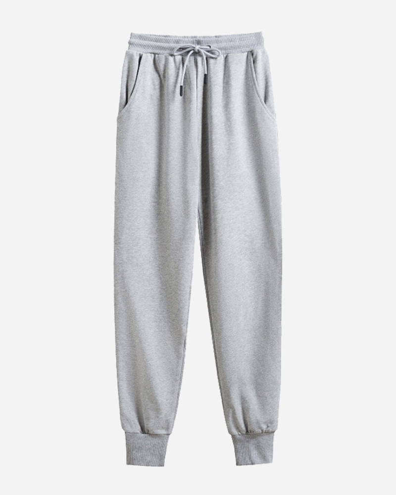 Mid Rise Drawcord Full Elastic Pants