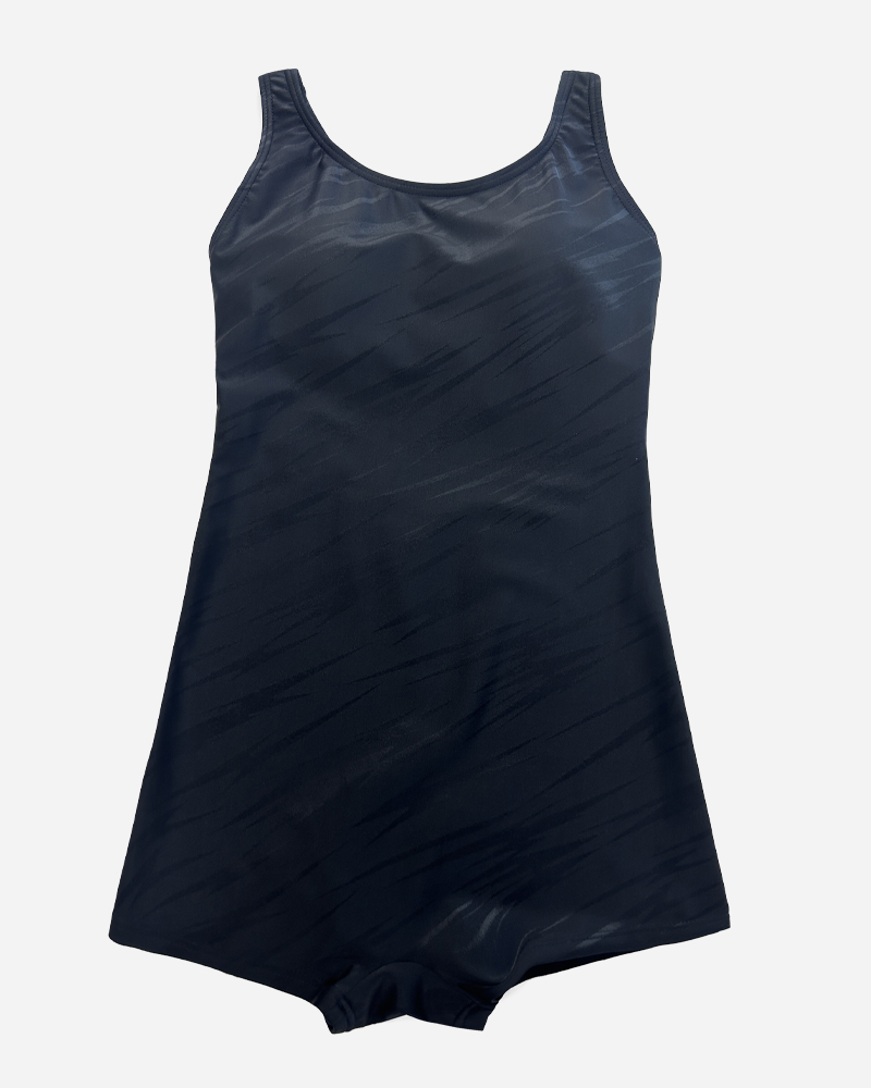 Print Cut Out One Piece Swimsuit
