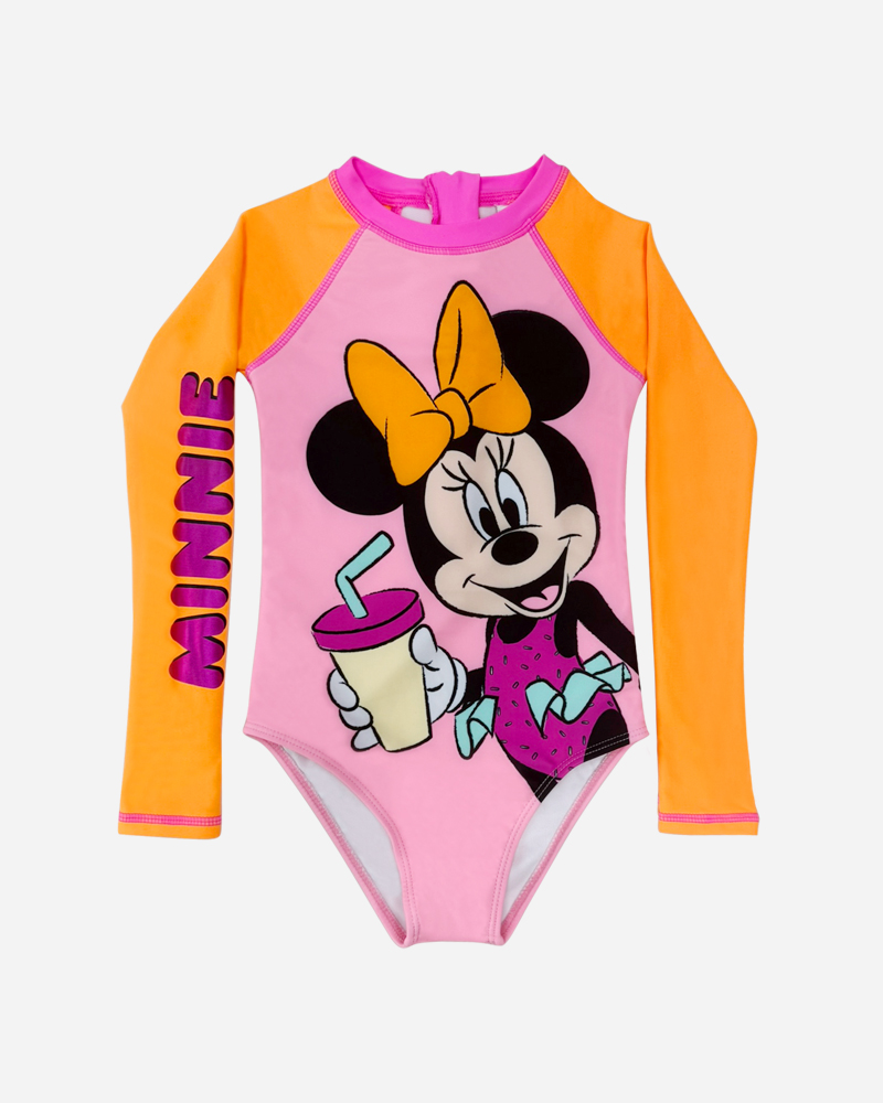 Colorblock Half Zip Swimsuit