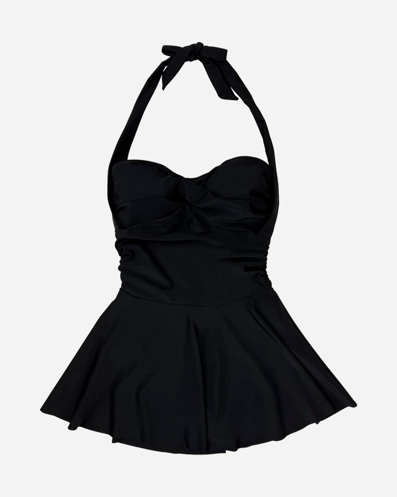 Wrap Front Tummy Control One Piece Swimsuit